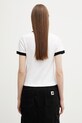 Odzież Carhartt WIP W' S/S IP Ringer T-Shirt t-shirt bawełniany damski I036392.00AXX biały
