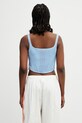 Oblečení adidas Originals x MIAOU korzetová halenka dámská hladká KS0155 modrá