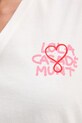 Lola Casademunt T-shirt damski bawełniany LS2615043 biały