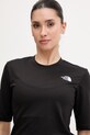 Ρούχα The North Face Τ-shirt πεζοπορίας γυναικείο Shadow NF0A8E1DJK31 μαύρο