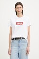 Levi's T-shirt basic damski bawełniany GR T2 PERFECT TEE biały 005GV.0024