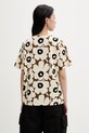 Odzież Marimekko T-shirt damski bawełniany 095505 beżowy