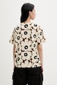 Odzież Marimekko T-shirt damski bawełniany 095505 beżowy