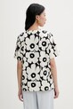 Odzież Marimekko T-shirt damski bawełniany 095848 beżowy