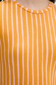 Marimekko T-shirt damski z lyocellem 095530 pomarańczowy