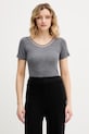 Chantelle basic tričko dámské vlněné Juliana šedá FN1583