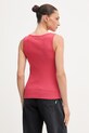 United Colors of Benetton top damski bawełniany 3GA8DH018 czerwony SS26