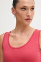 Odzież United Colors of Benetton top damski bawełniany 3GA8DH018 czerwony