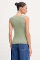 Oblečení United Colors of Benetton top dámský bavlněný 3GA8DH018 zelená