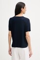 Oblečenie United Colors of Benetton tričko dámske s viskózou 3Z12D10C0 tmavomodrá