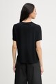 Oblečení United Colors of Benetton tričko dámské s viskózou 3Z12D10C0 černá