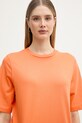 United Colors of Benetton T-shirt damski bawełniany pomarańczowy 3BL0E17G5.