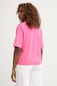 Odzież United Colors of Benetton T-shirt damski bawełniany 3BL0E17G5. różowy
