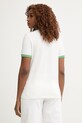 Odzież Lacoste T-shirt damski bawełniany TF1836 biały