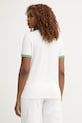 Odzież Lacoste T-shirt damski bawełniany TF1836 biały