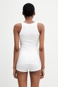 Odzież MM6 Maison Margiela top bieliźniany damski z bawełny MKD520010 biały