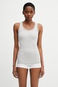 MM6 Maison Margiela top bieliźniany damski z bawełny szary MKD520010