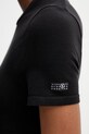 MM6 Maison Margiela T-shirt bieliźniany damski z bawełną czarny MKMU40010