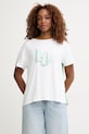 Liu Jo T-shirt damski biały VA6164.JS360