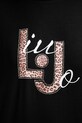 Liu Jo T-shirt damski VA6164.JS360 czarny