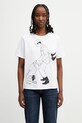 Jean Paul GAULTIER Kamasutra футболка бавовняна жіноча білий 26.02.U.TO491.J032.0100