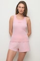 BIZUU top damski bawełniany LOVIE różowy LOVIE.ROZOWY