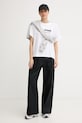 Victoria Beckham тениска дамска от памук 1126JTS007232A бял SS26