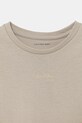 Dziewczynka Calvin Klein Jeans t-shirt bawełniany dziecięcy IG0IG03061.104.116.PPY2 beżowy