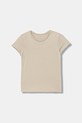 Calvin Klein Jeans t-shirt bawełniany dziecięcy bawełna beżowy IG0IG03061.128.176.PPY2