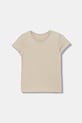 Calvin Klein Jeans t-shirt bawełniany dziecięcy bawełna beżowy IG0IG03061.128.176.PPY2