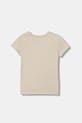 Calvin Klein Jeans t-shirt bawełniany dziecięcy IG0IG03061.128.176.PPY2 beżowy SS26