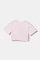Calvin Klein Jeans t-shirt bawełniany dziecięcy IG0IG03062.128.176.PPY2 różowy SS26
