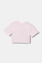 Детская хлопковая футболка Calvin Klein Jeans IG0IG03062.128.176.PPY2 розовый SS26
