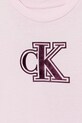Dziewczynka Calvin Klein Jeans t-shirt bawełniany dziecięcy IG0IG03062.128.176.PPY2 różowy
