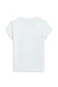 Παιδικό βαμβακερό μπλουζάκι Polo Ralph Lauren 313A10636003 λευκό SS26