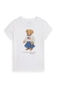 Παιδικό βαμβακερό μπλουζάκι Polo Ralph Lauren 312A98403001 λευκό SS26