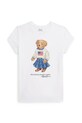 Polo Ralph Lauren t-shirt bawełniany dziecięcy 313A98403001 biały SS26