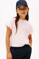 Tommy Hilfiger t-shirt dziecięcy pozostałe różowy KG0KG08970.116.122.PPY2