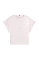 Tommy Hilfiger T-shirt dziecięcy z bawełną KG0KG08970.128.176.PPY2 różowy SS26