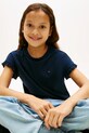 Tommy Hilfiger T-shirt dziecięcy z bawełną KG0KG08970.128.176.PPY2 granatowy