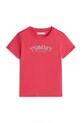 Tommy Hilfiger t-shirt dziecięcy KG0KG08974.98.122.PPY2 różowy SS26