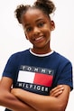 Tommy Hilfiger t-shirt bawełniany dziecięcy KG0KG09289.116.122.PPY2 granatowy