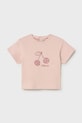 Mayoral tricou copii print roz 105.4G.Baby.PPY2