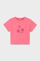 Mayoral t-shirt dziecięcy z elastanem różowy 105.4G.Baby.PPY2