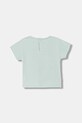 Mayoral t-shirt dziecięcy 105.4G.Baby.PPY2 turkusowy SS26