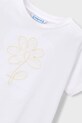 Dziewczynka Mayoral t-shirt dziecięcy 174.6C.Mini.PPY2 biały