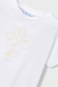 Djevojčice Dječja majica kratkih rukava Mayoral 174.6C.Mini.PPY2 bijela