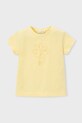 Mayoral t-shirt dziecięcy aplikacja żółty 174.6C.Mini.PPY2
