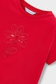 Djevojčice Dječja majica kratkih rukava Mayoral 174.6C.Mini.PPY2 crvena