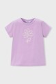 Mayoral t-shirt dziecięcy aplikacja fioletowy 174.6C.Mini.PPY2